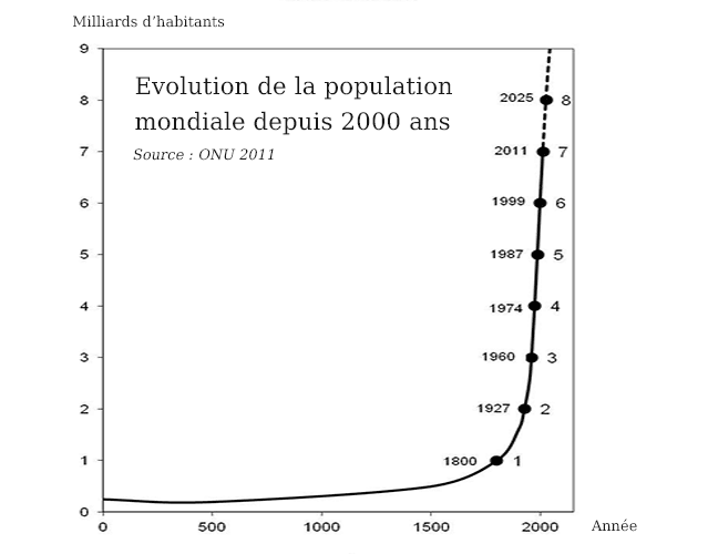 Sorry children | Science | Evolution de la population depuis 2000 ans