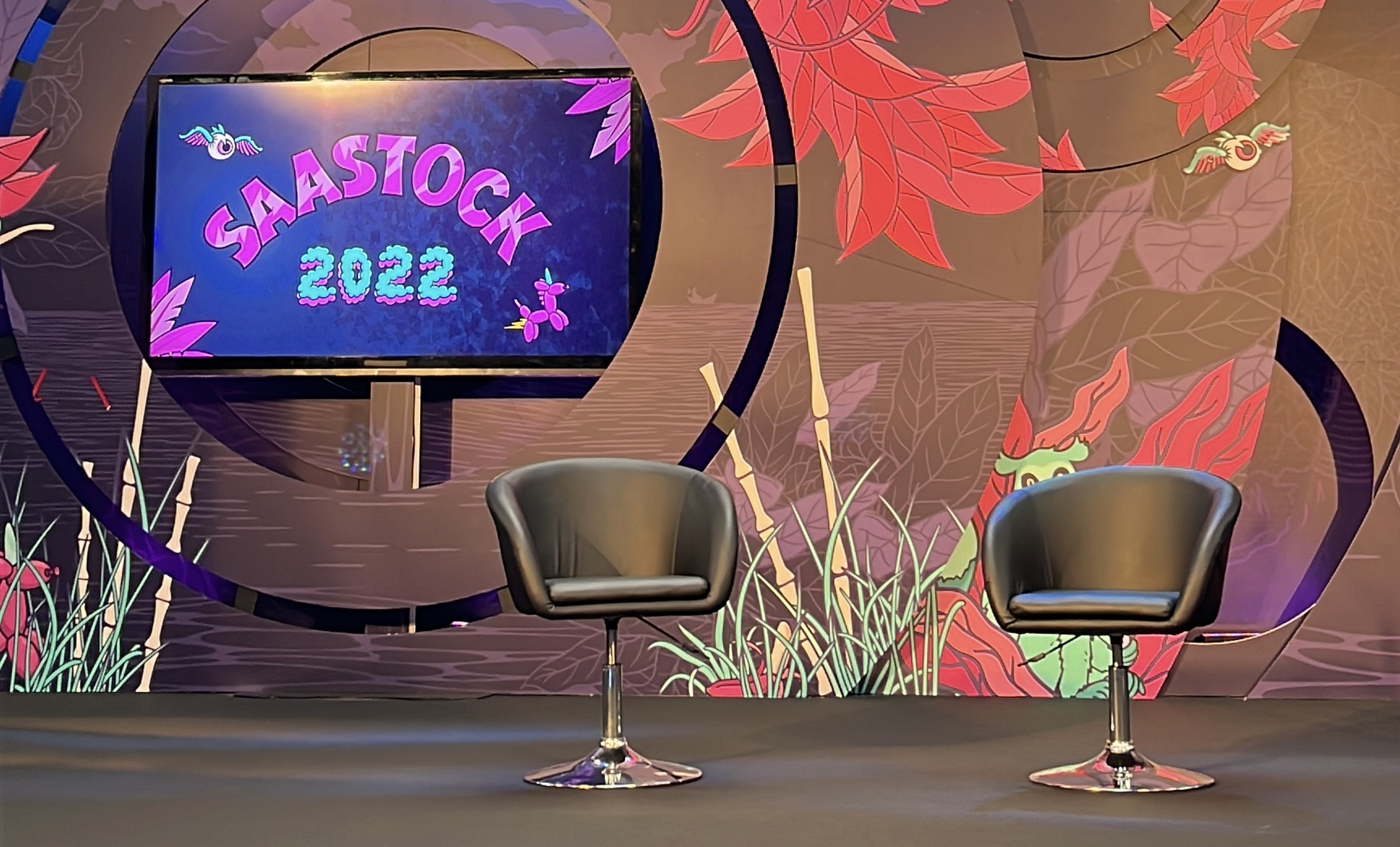 SaaStock 2022 stage