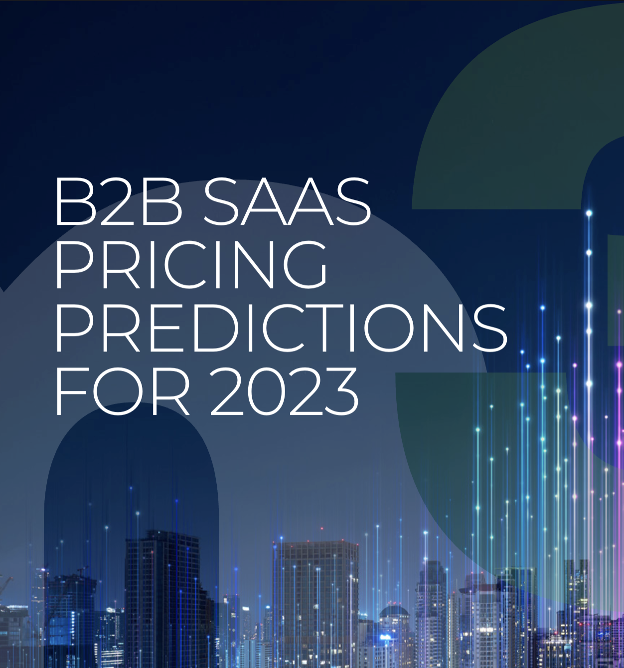 SaaS pricing Predictions for 2023 | Report by m3ter (Front Cover)