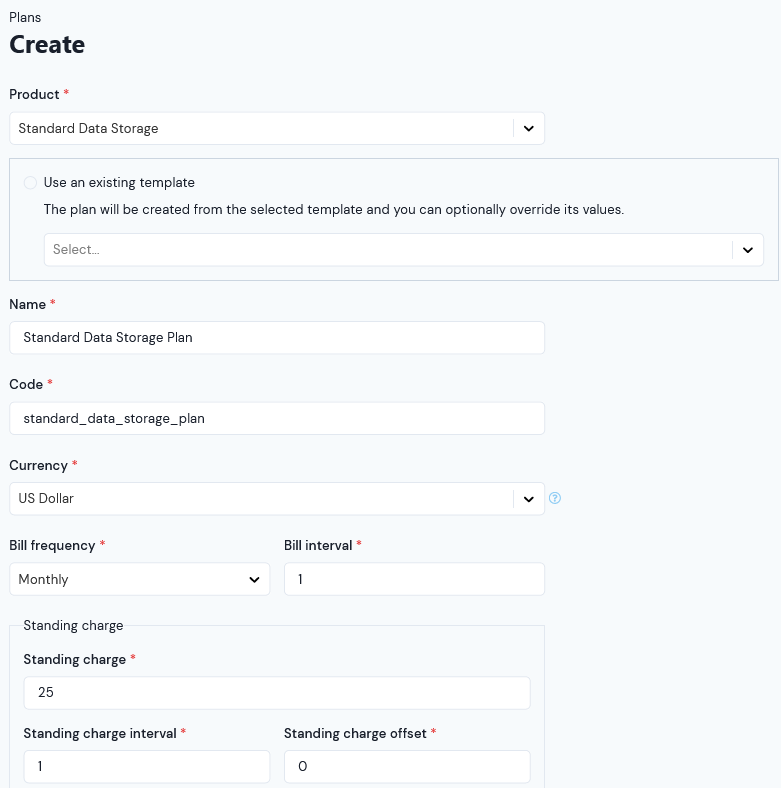 Setting up pricing | m3ter dashboard