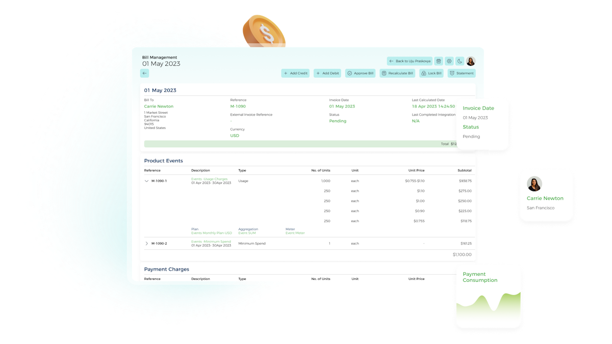 billing management m3ter bill