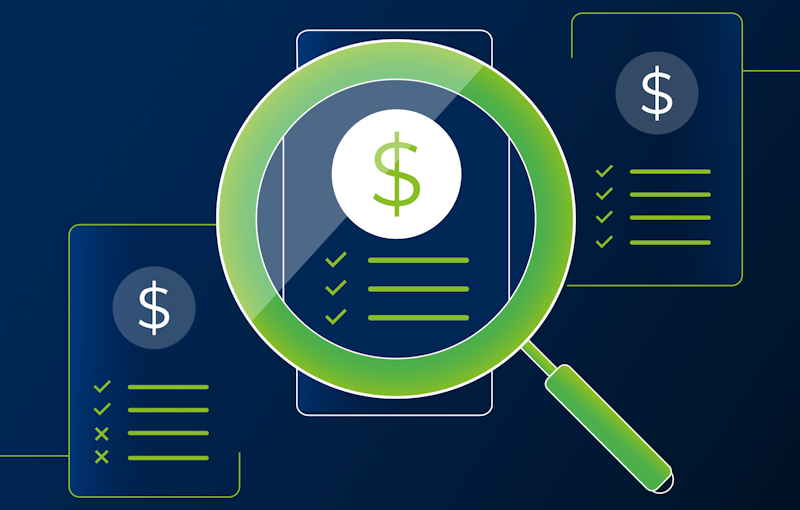 Magnifying glass looking at 3 SaaS pricing strategies