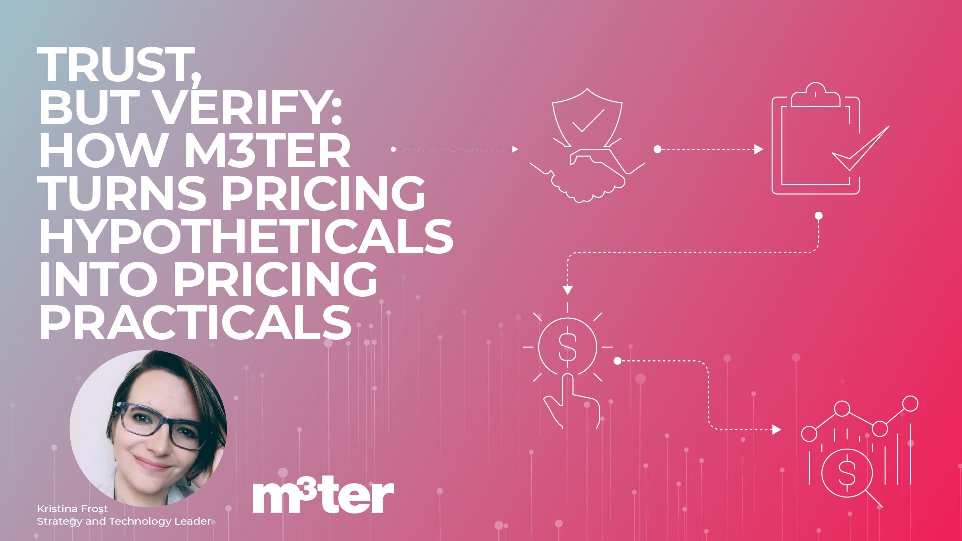 Trust, but verify: How m3ter turns pricing hypotheticals into pricing practicals | Cover Blog from Kristina Frost