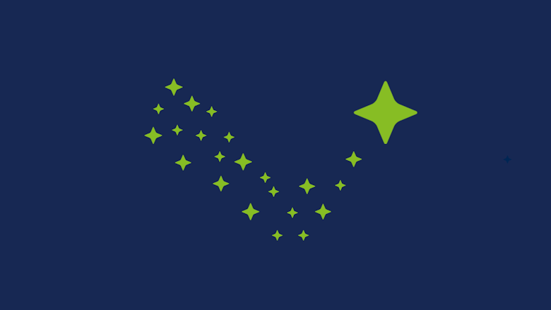 Usage as North Star blog (stars in a line)