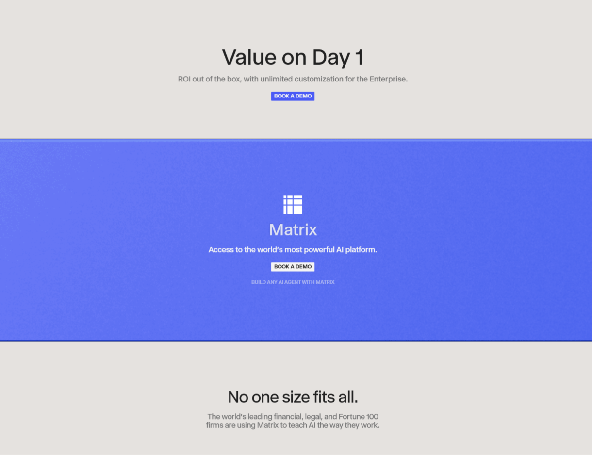 Hebbia pricing page