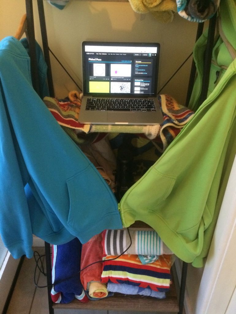 Wardrobe booth
