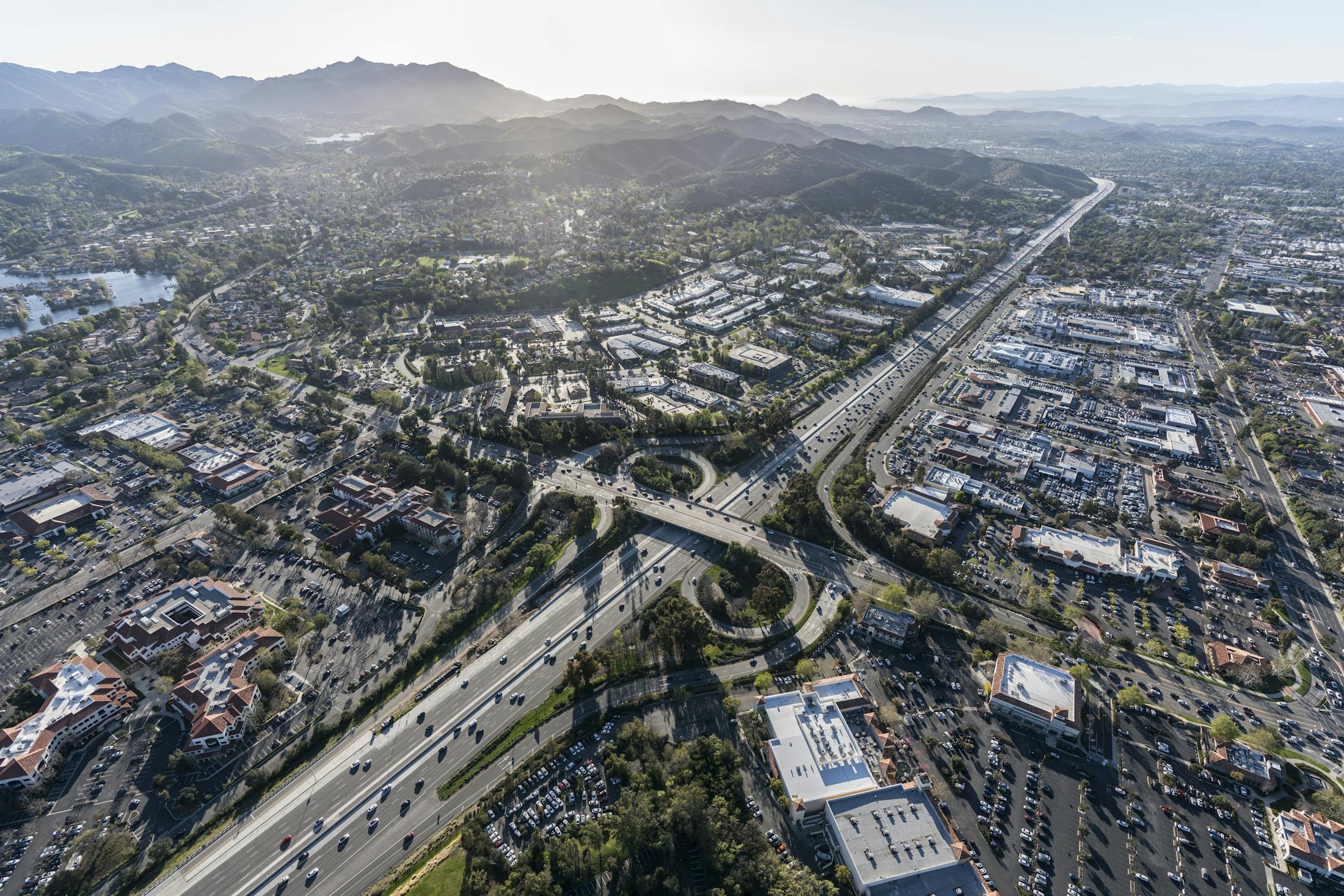 Aerial view of Thousand Oaks