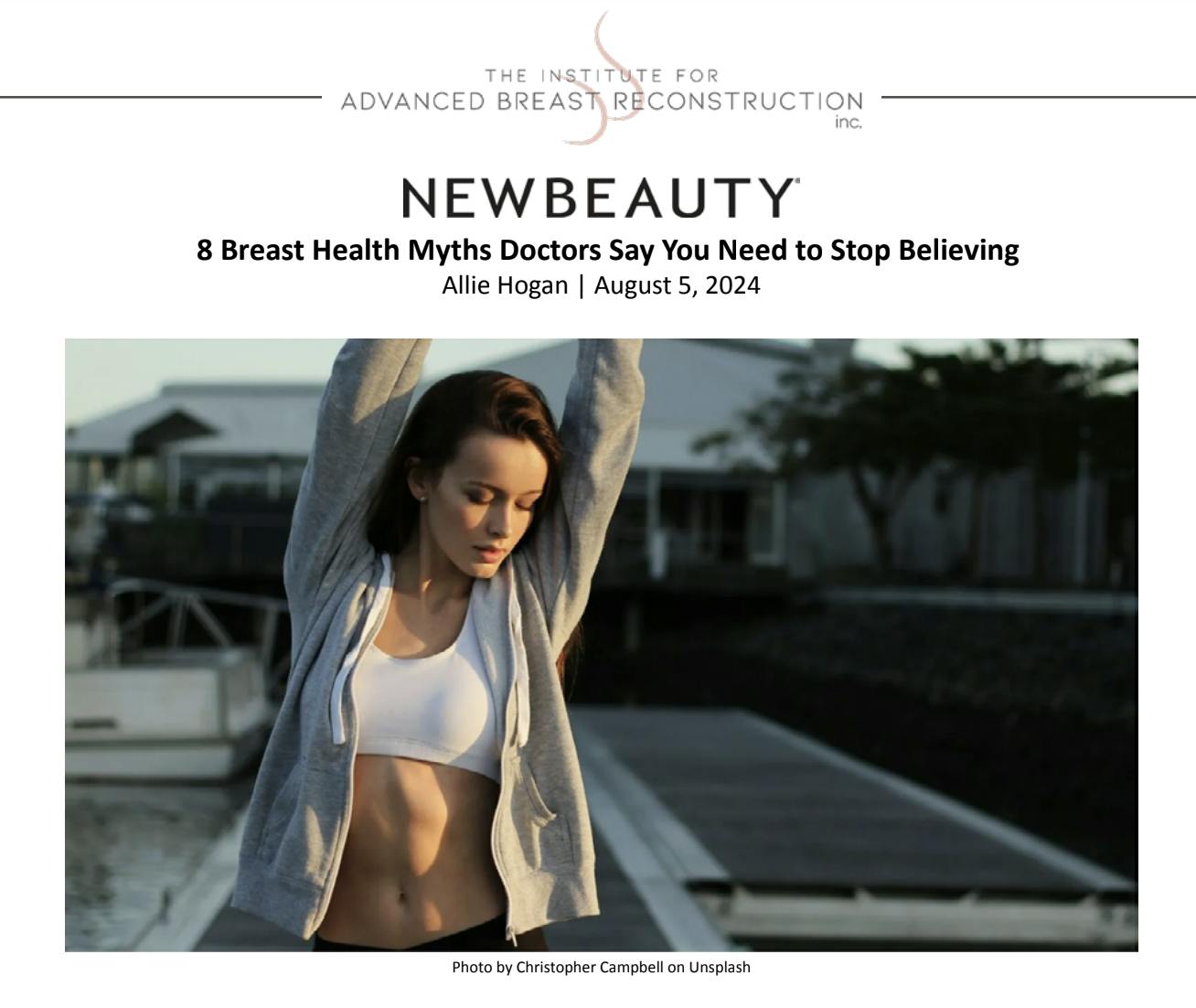 NewBeauty: 8 Breast Health Myths Doctors Say You Need to Stop Believing
