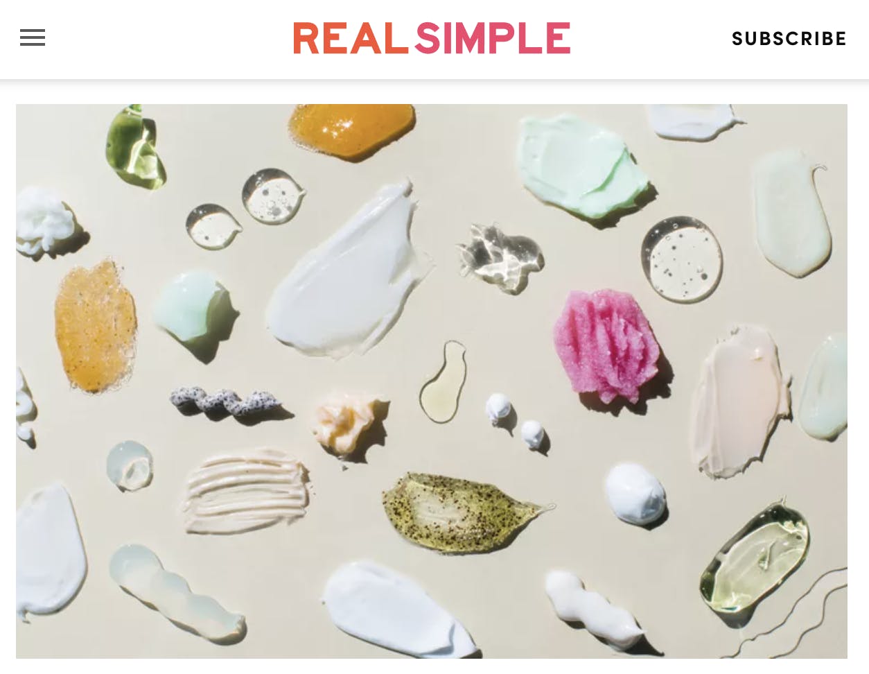 Real Simple: How to Layer Skincare Products the Right Way
