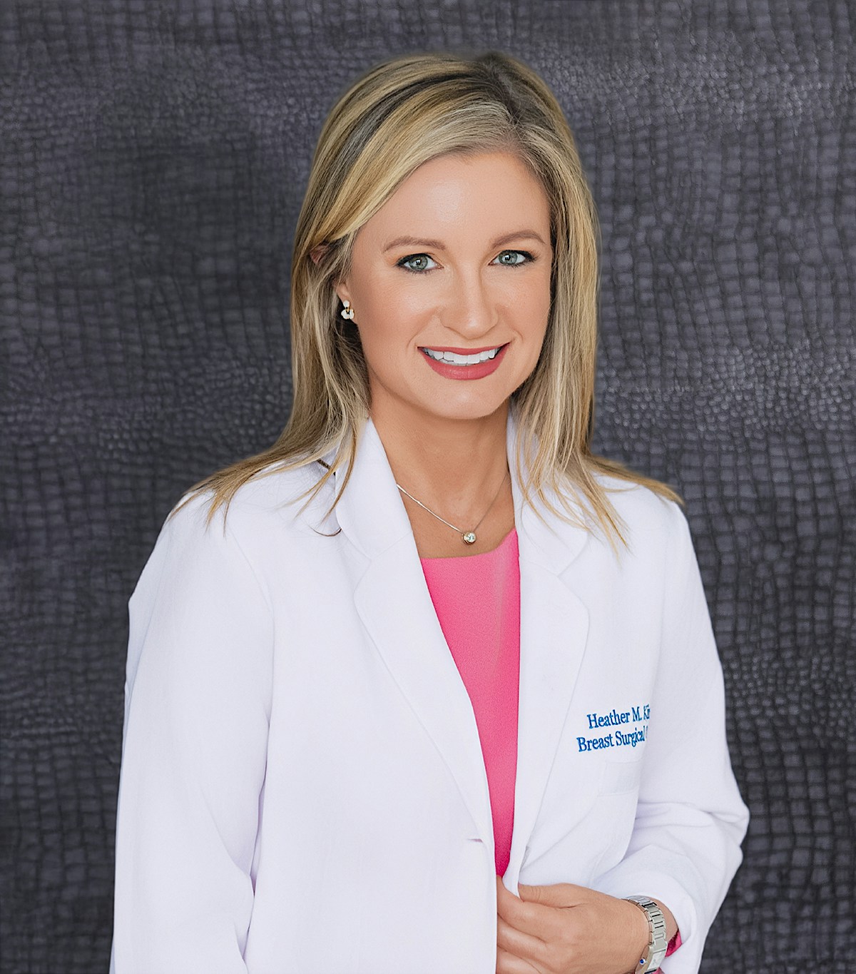 female doctor in white coat