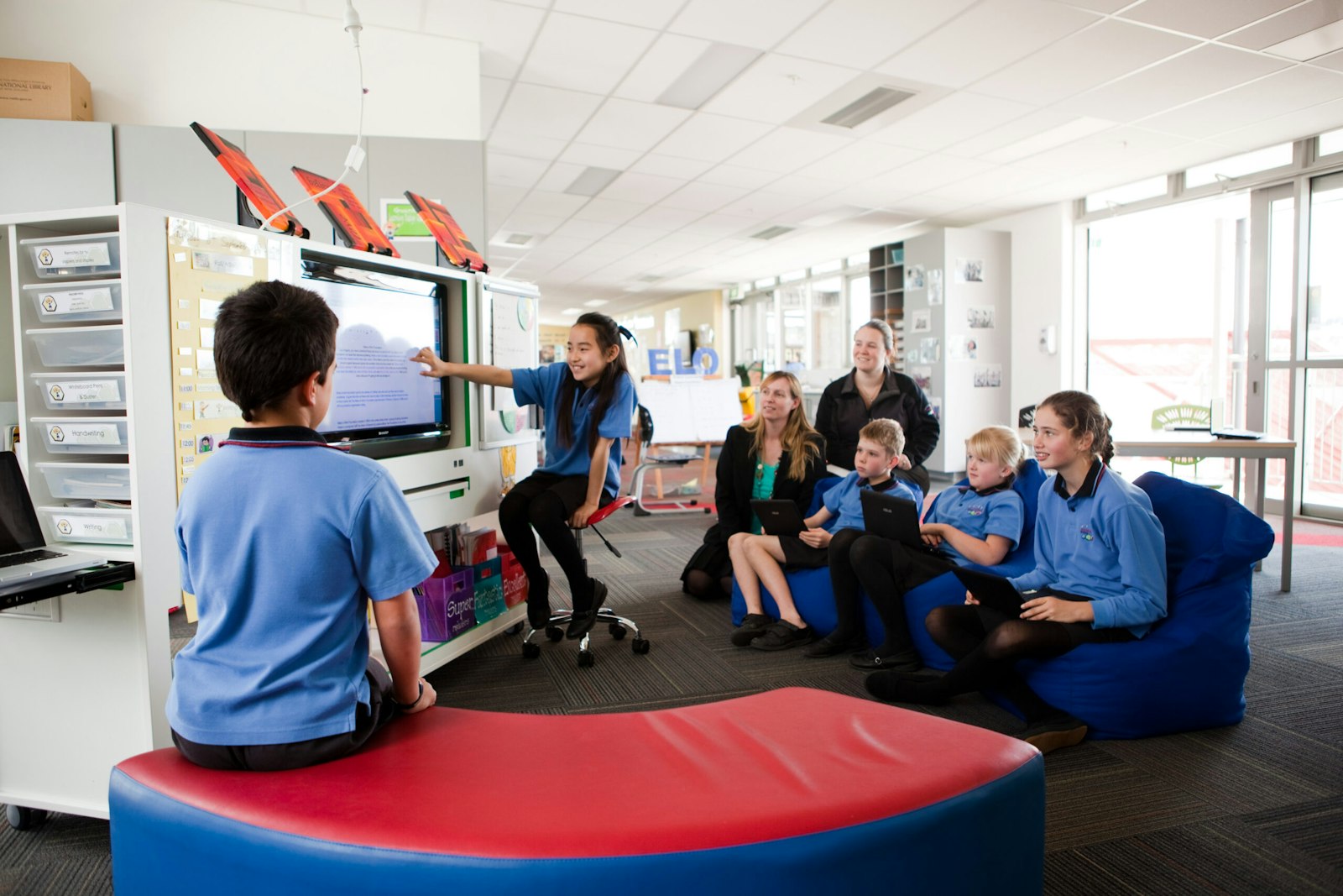 Students in a classroom