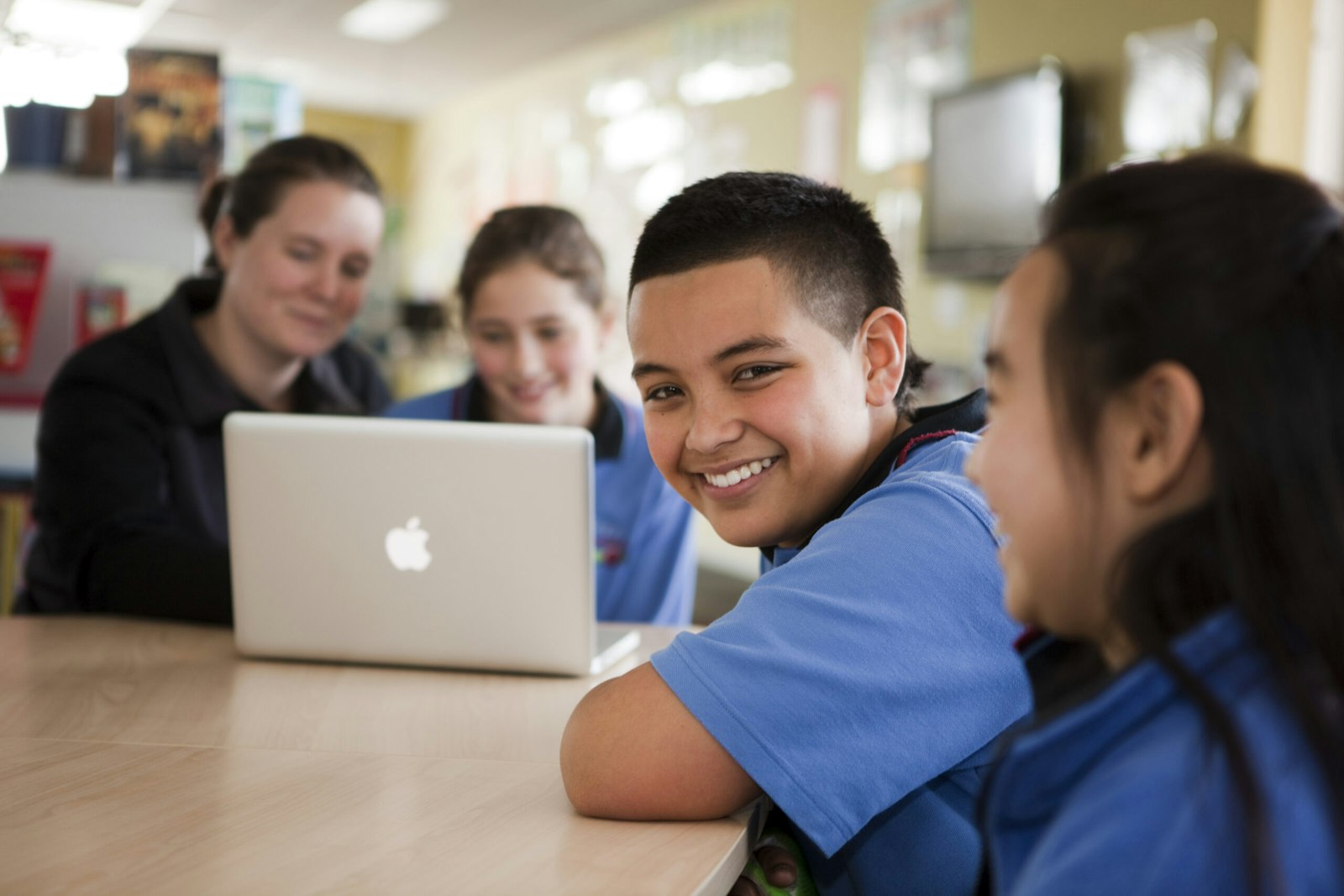 Students in a classroom