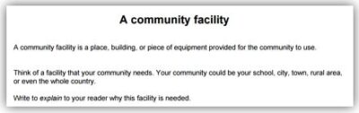 A community facility