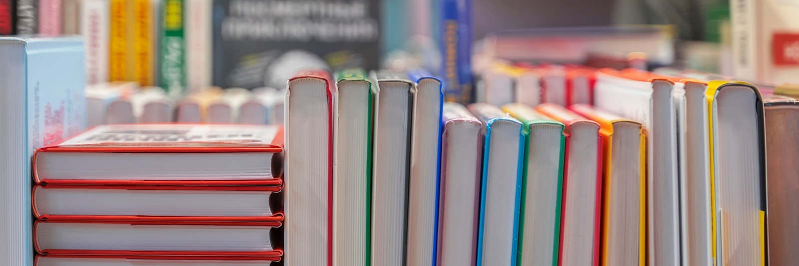 Row of books 