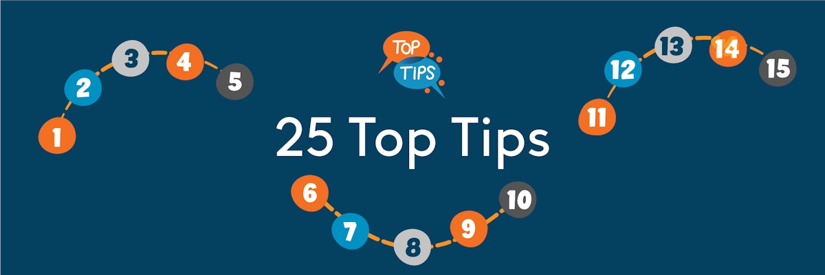 25 Top  Tips banner