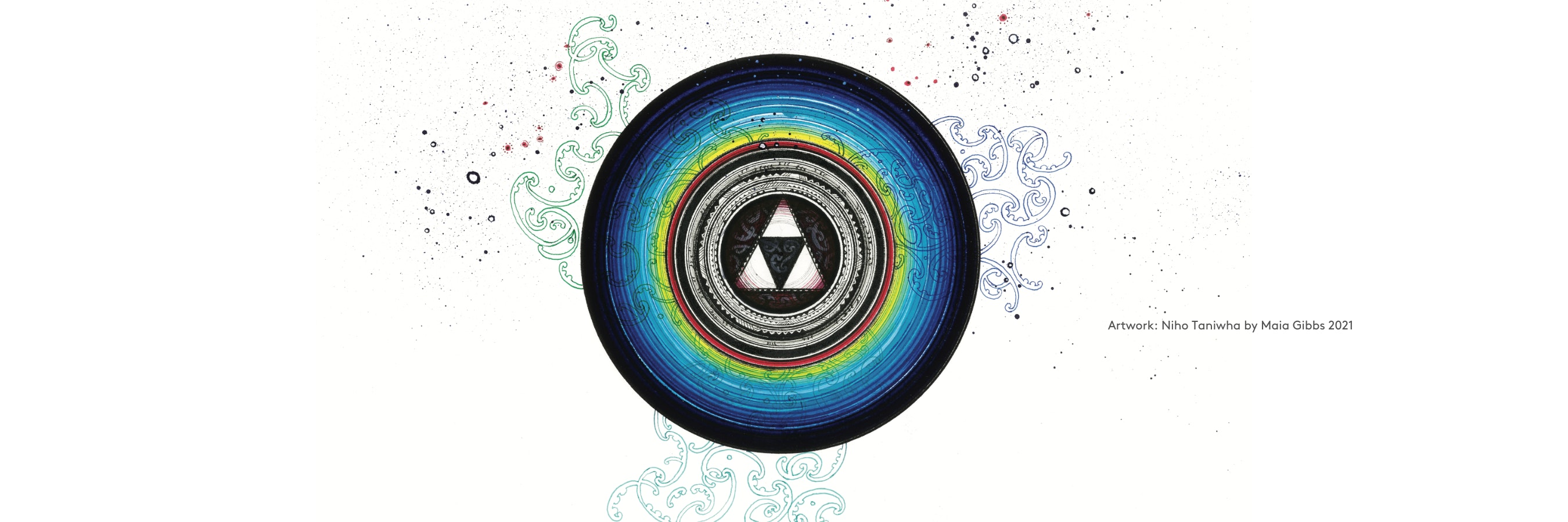 Artwork: Niho Taniwha by Maia Gibbs 2021