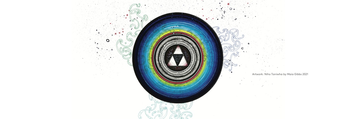 Artwork: Niho Taniwha by Maia Gibbs 2021