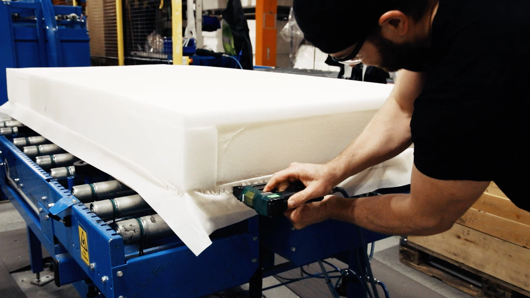 Bed manufacturing at Beds by Scapa.