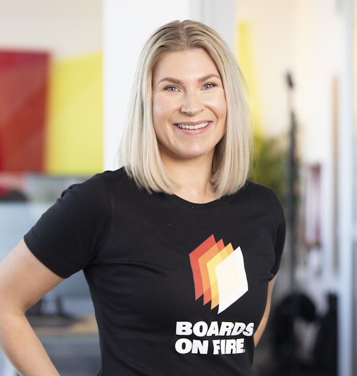 Frida Bolin Frontend-utvecklare på Boards on Fire