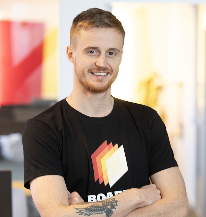 Loui Lindkvist Nielsen, praktikant Boards on Fire