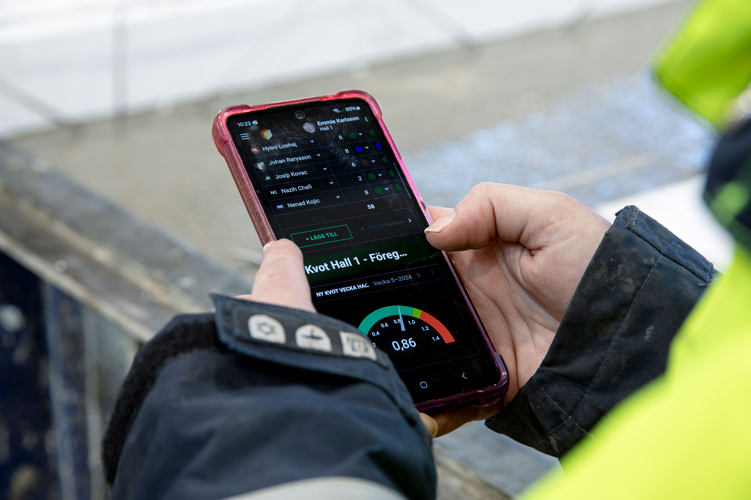 Heidelberg Materials använder Boards on Fire för 5s i telefon