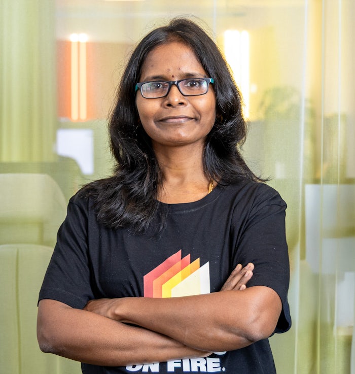 Image of Vanitha Ganeshan Boards on Fire