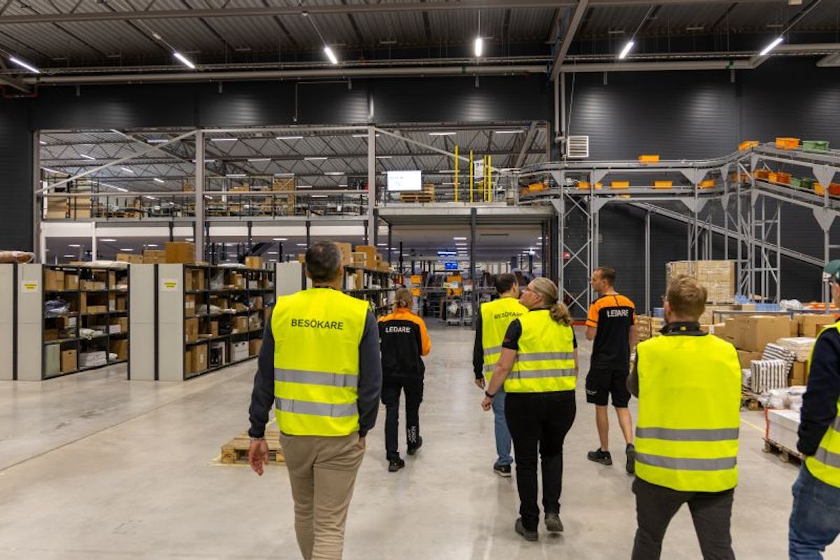 Besökare spanar in hur Nordic Nest arbetar med Boards on Fire