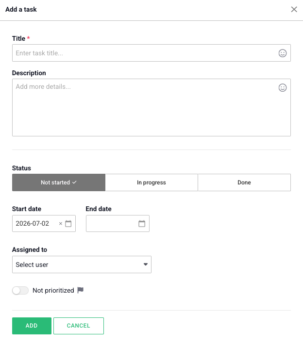 add task in week planner add task in week planner