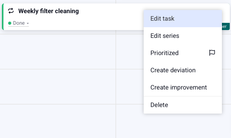 task options task options