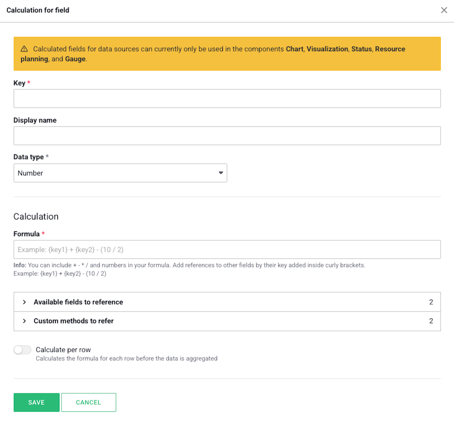 datasource calculated field
