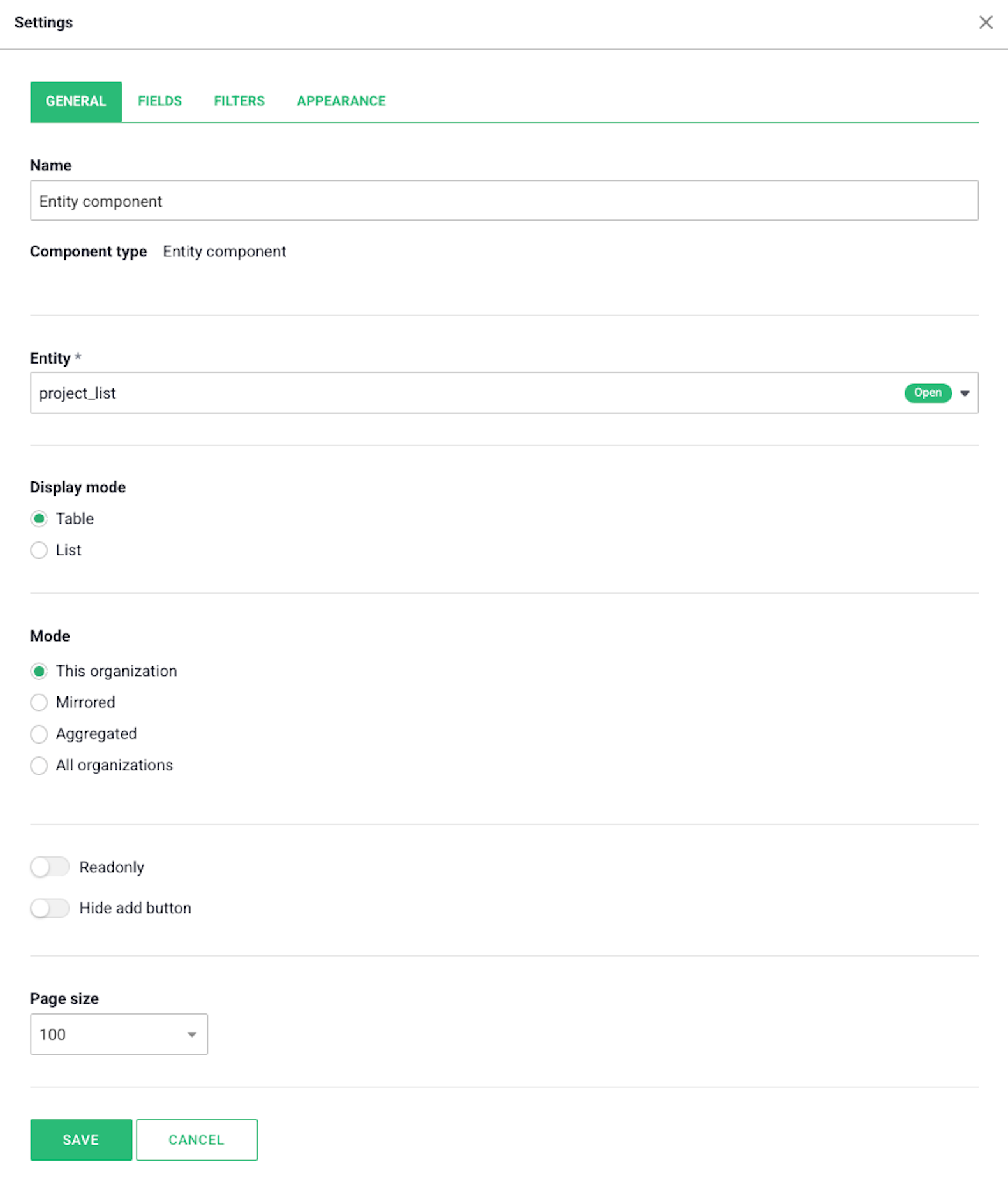 entity component settings - general