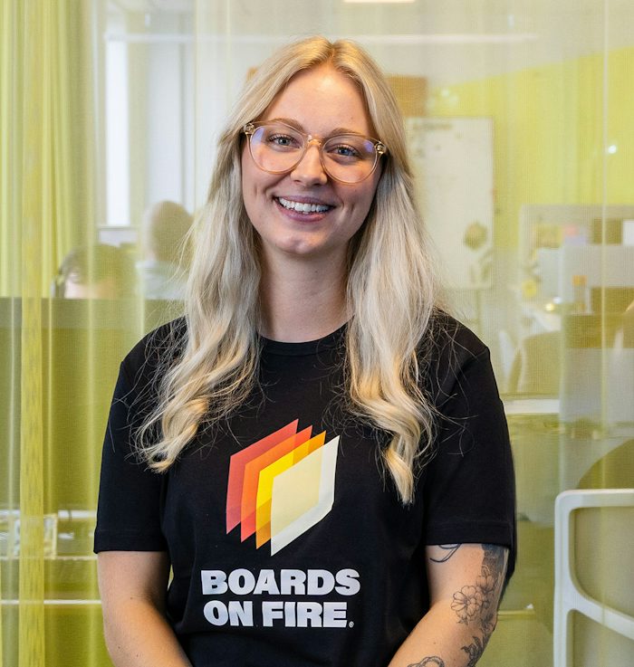 Tilda Nilsson Boards on Fire anställd
