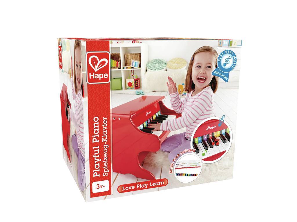 hape-piano-divertente-rosso