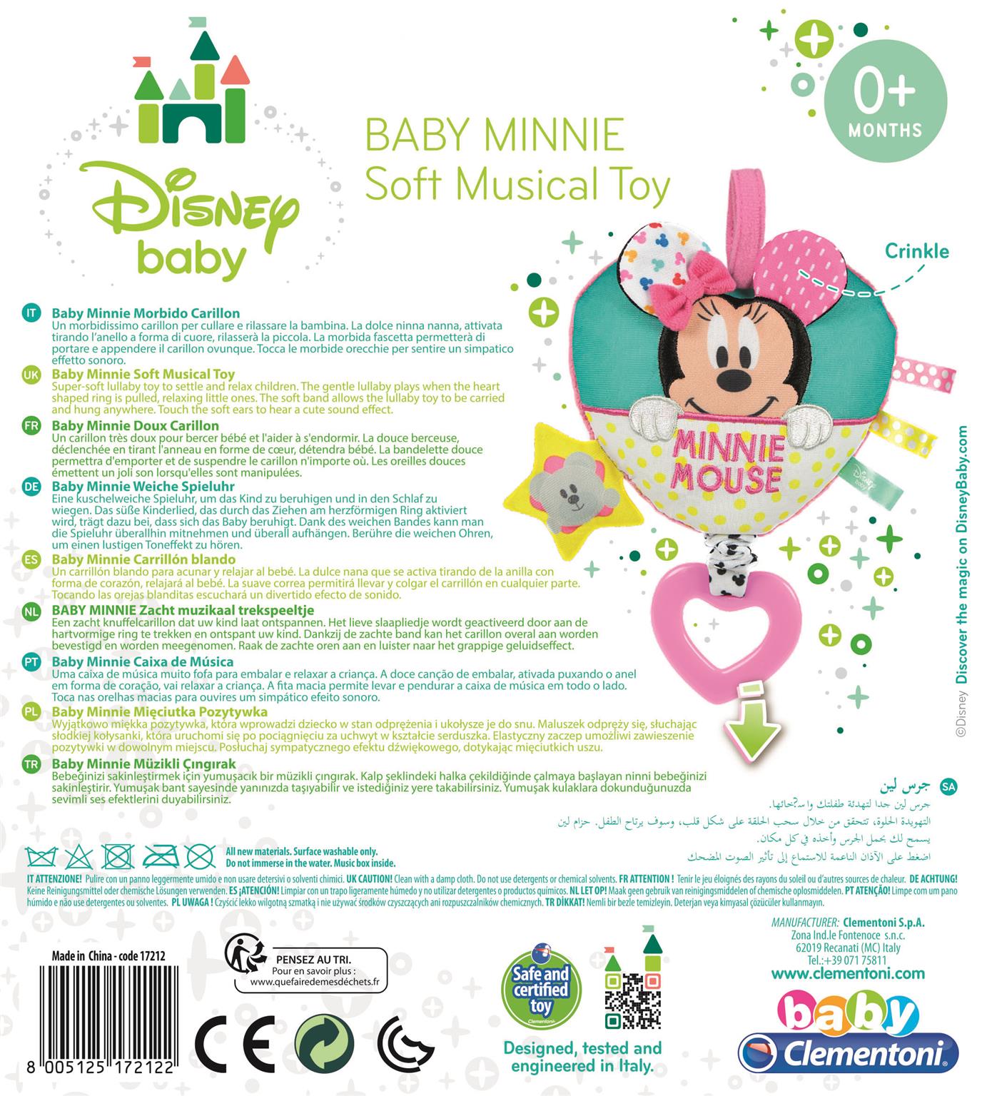 Baby Minnie Morbido Carillon Clementoni