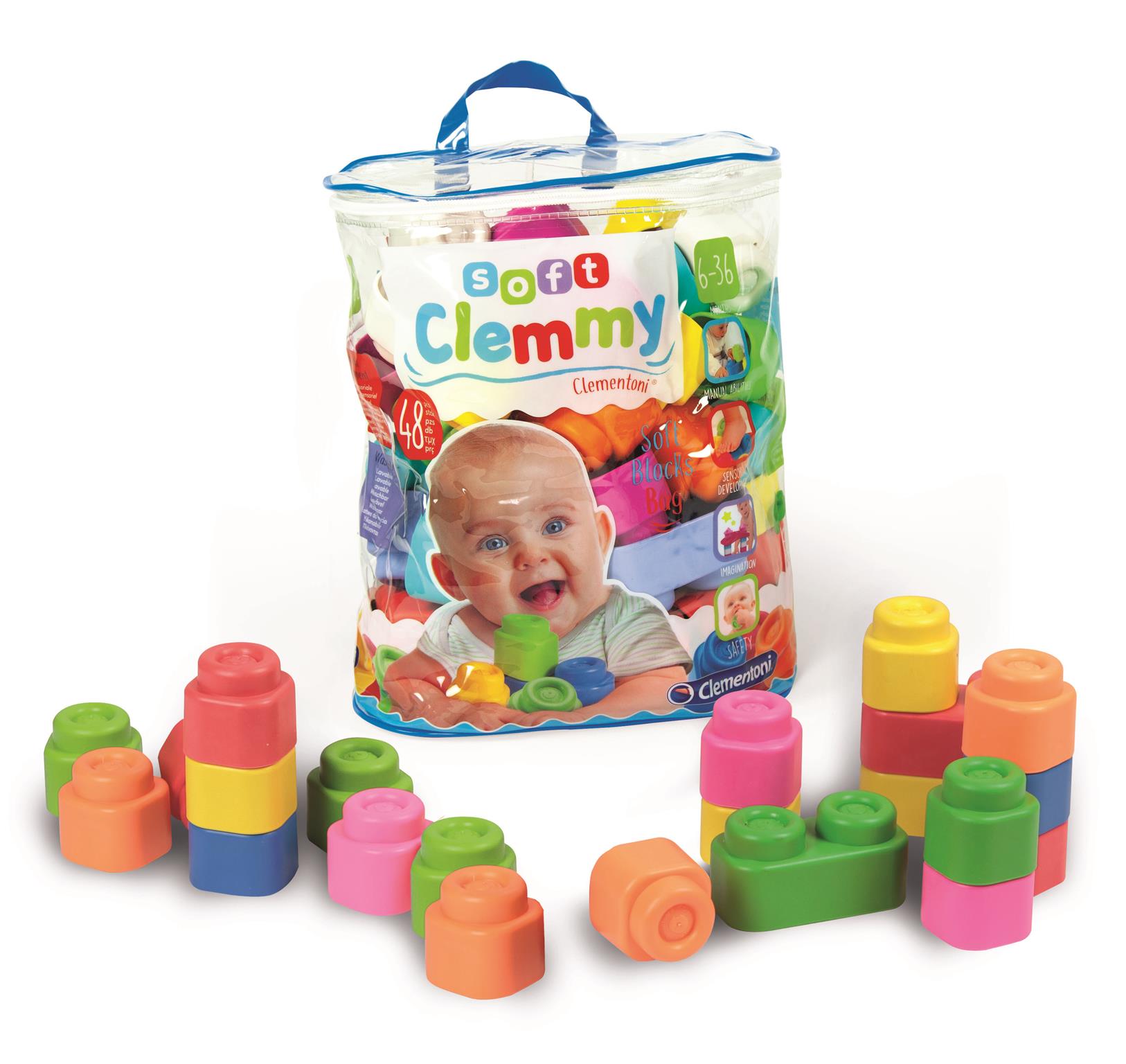 Clemmy 48 Mattoncini in Sacca Clementoni
