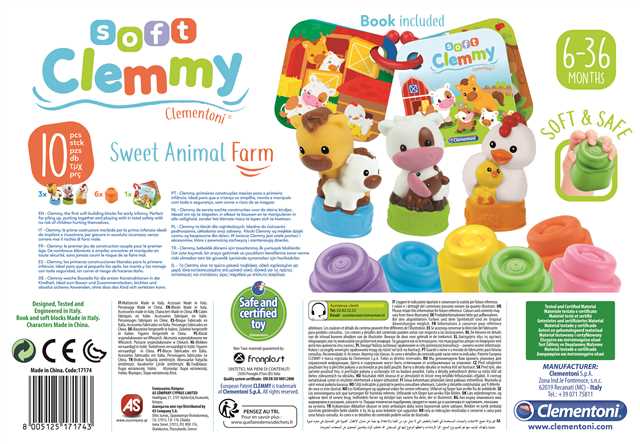 Clemmy Sweet Animal Farm Clementoni