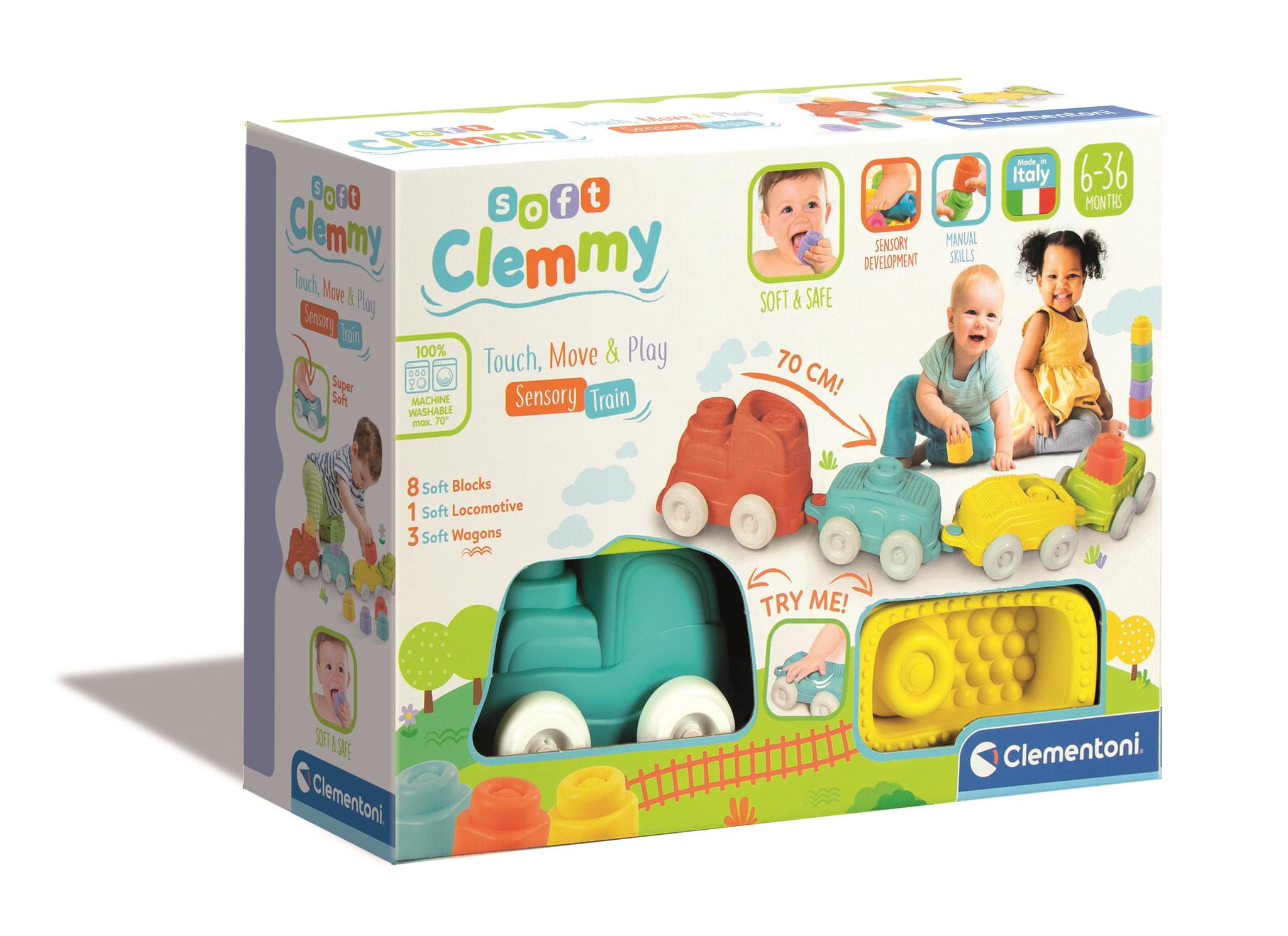 Clemmy Trenino Tocca e Impara Clementoni