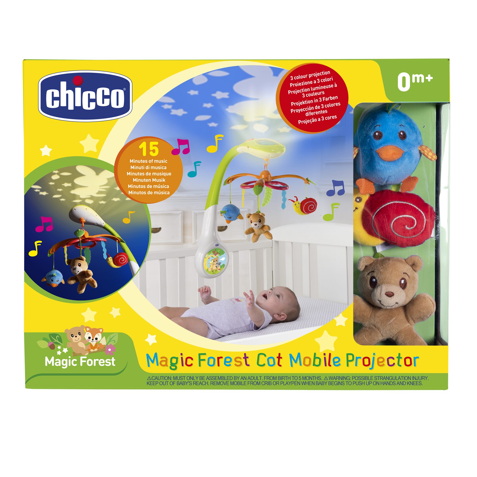 Giostrina Proiezione Foresta Chicco