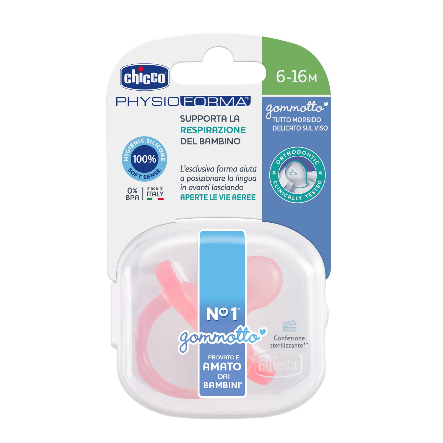 chicco-gommotto-physioforma-soft-6-12m-rosa-silicone