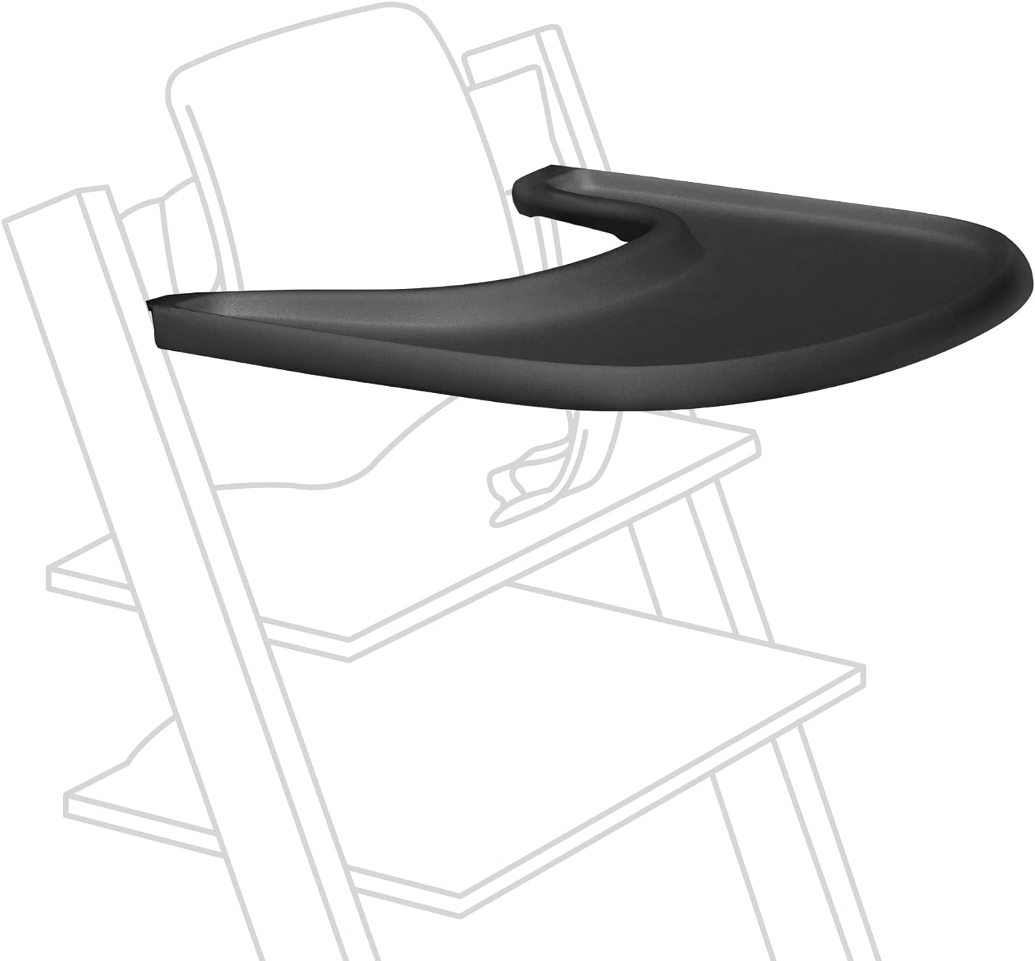 Stokke Vassoio per Sedia Tripp Trapp Black