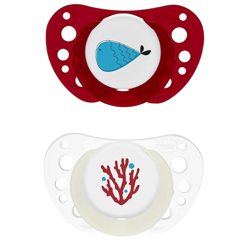 Chicco Gommotti Silicone Air Lumi 16-36 mesi Rosso