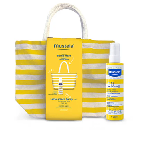 Mustela Spray Latte Solare SPF50 200ml + Borsa Mare