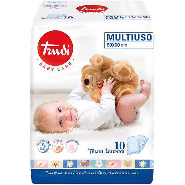 Trudi Baby Care Teli Igienici Multiuso 60x60cm