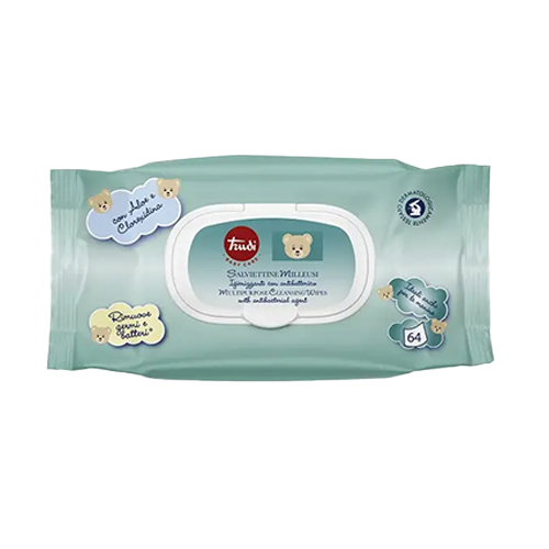 Trudi Baby Care Salviettine Igienizzanti Milleusi con Clorexidina