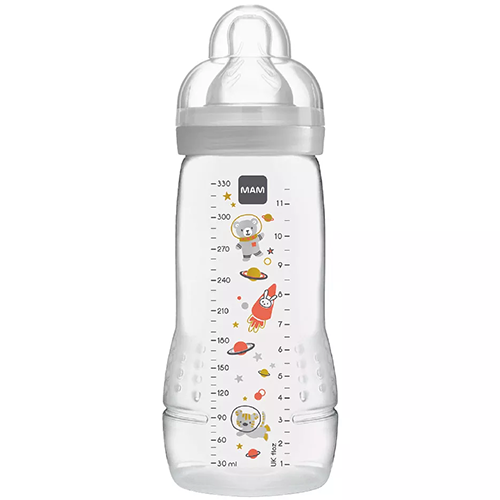 Mam Biberon Easy Active 4+ mesi 330ml Grigio