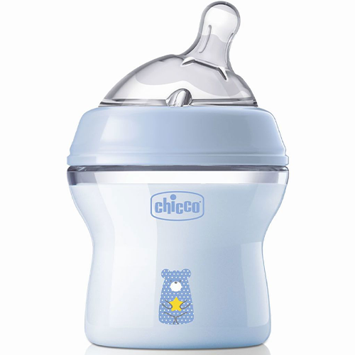 Chicco Biberon Natural Feeling  0+ mesi 150ml Azzurro