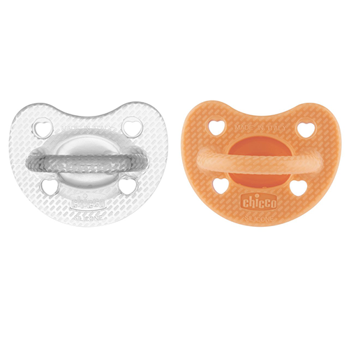Chicco Gommotti Silicone Luxe 6-16 mesi Arancione