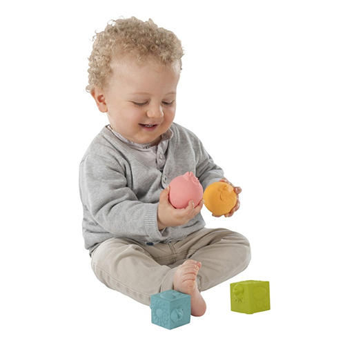 Sophie la Girafe Set di 2 Palline e 2 Cubi So' Pure