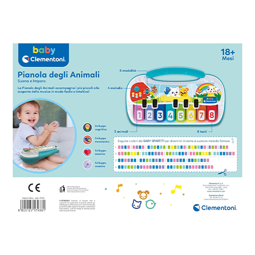 Clementoni Pianola Baby Animali