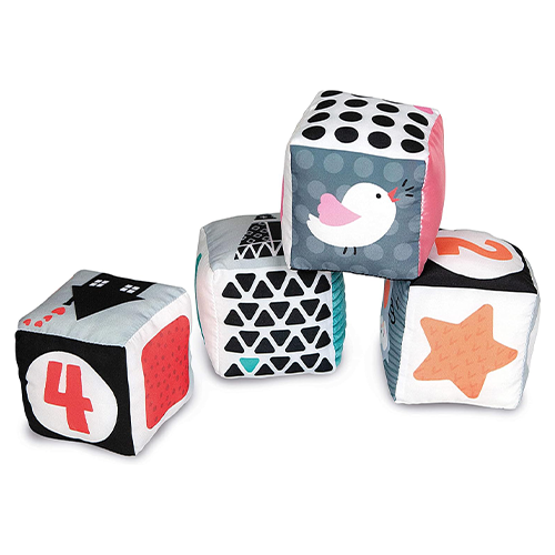 Clementoni Baby Blocks  Black & White Soft Activity